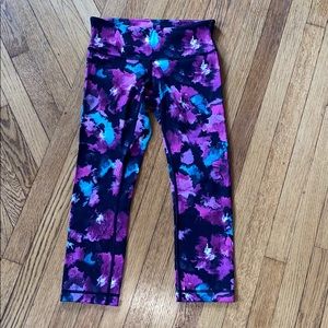 Lululemon Wunder Under Crop midnight floral 4